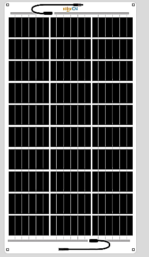 SolarOn Yarı Esnek Güneş Paneli 115 Watt