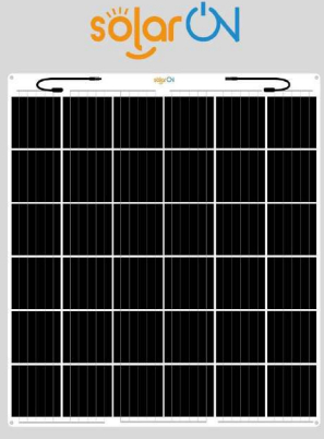 SolarOn Yarı Esnek Güneş Paneli 205 Watt